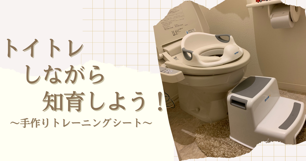 トイトレしながら知育しよう -
