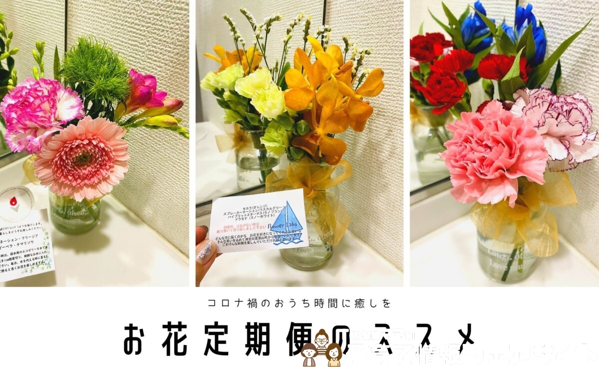 お花定期便のススメ ~コロナ禍のおうち時間に癒しを~