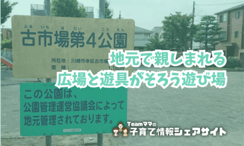 古市場第4公園の看板