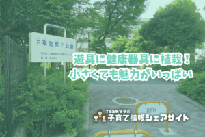 下平間第2公園の看板