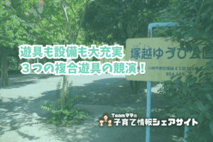 塚越ゆうひ公園の看板