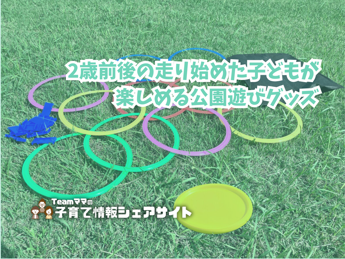 2歳前後の走り始めた子どもが楽しめる！公園遊びグッズのアイキャッチ