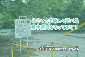 北加瀬原町公園の看板