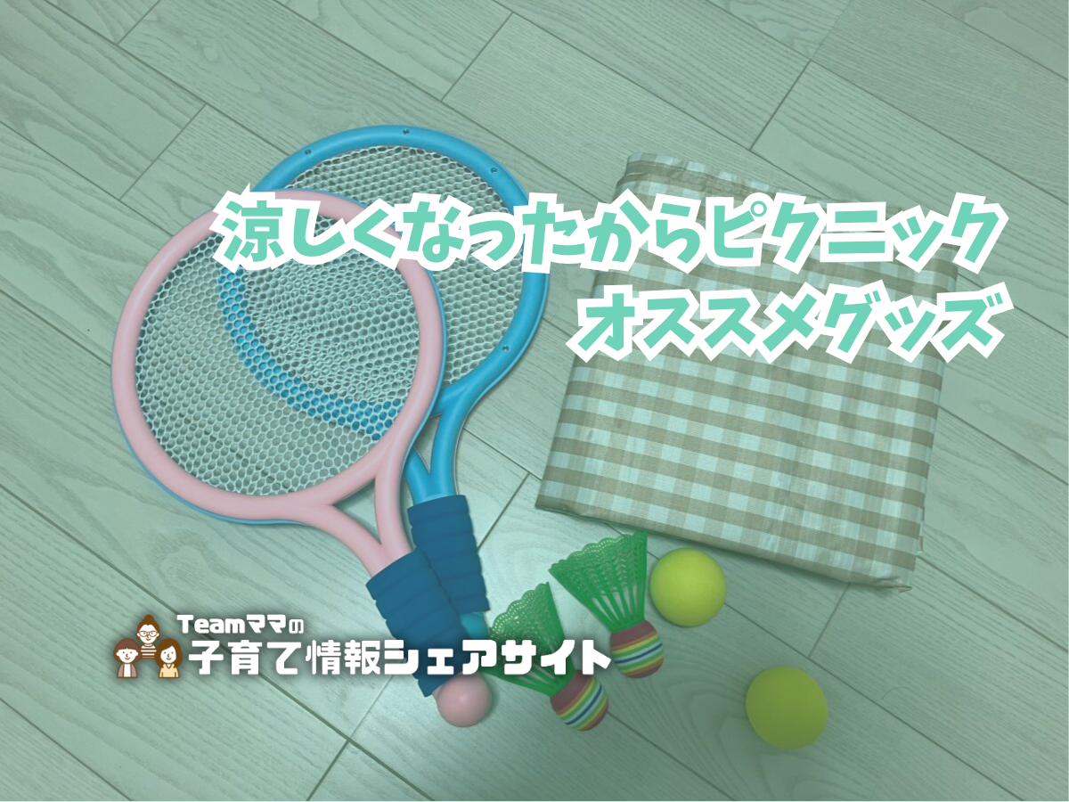 涼しくなったからピクニック、オススメグッズのアイキャッチ