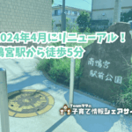 南鴨宮駅前公園の看板