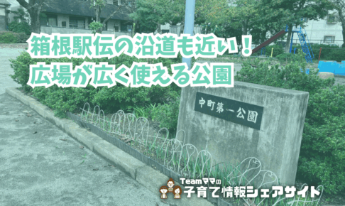 中町第一公園の看板