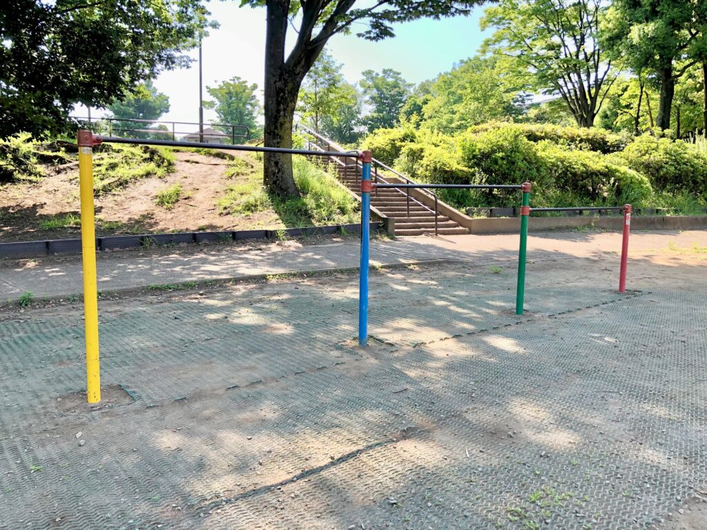 萱場公園の鉄棒