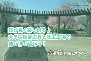 井沼方公園の看板