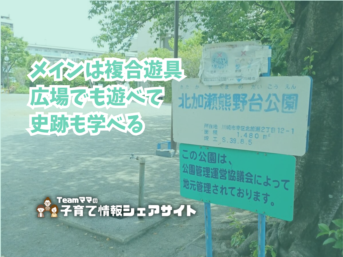 北加瀬熊野台公園の看板
