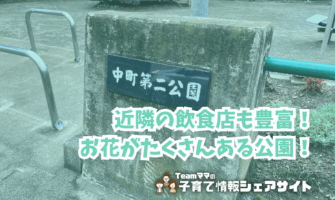 中町第二公園の看板
