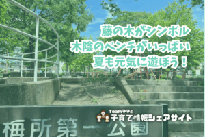梅所第一公園の看板