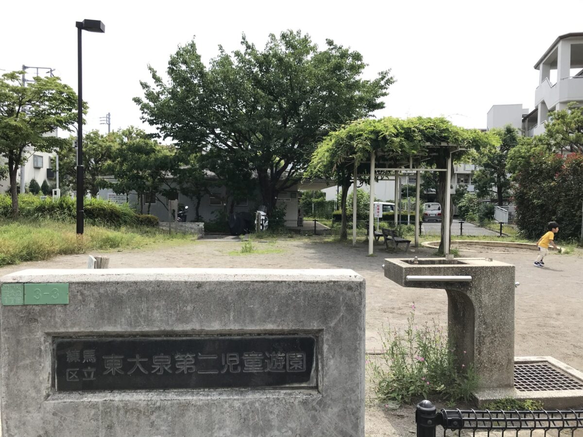東大泉第二児童遊園の看板