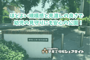 東大泉児童遊園の看板