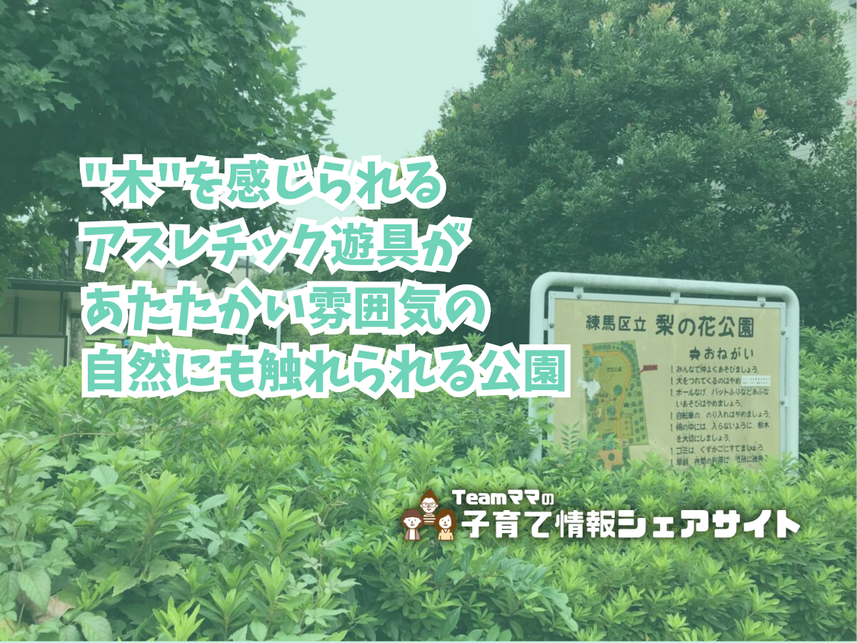 梨の花公園の看板