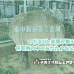 東中新宿第二公園の看板