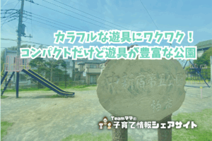 中新宿第五公園の看板
