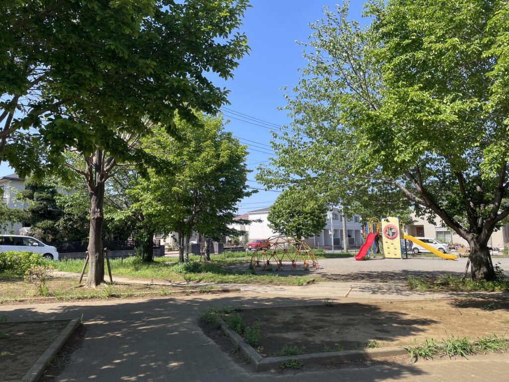 柏たなか第三公園の全景