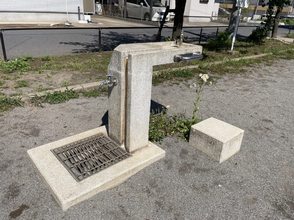 柏たなか第三公園の水道