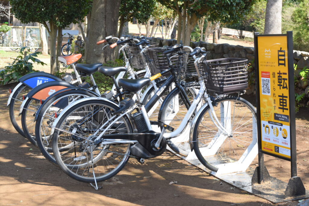 永楽台近隣公園のシェアサイクル