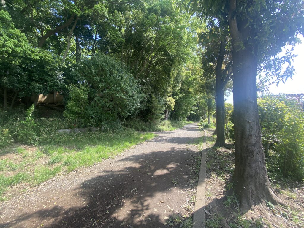名戸ヶ谷第五公園の遊歩道