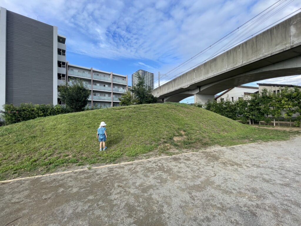 若柴おむすび公園の丘全景