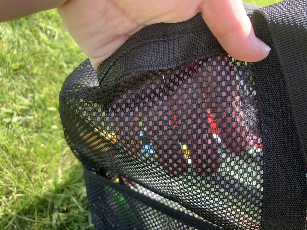 4歳ママ厳選！未就学児公園グッズ持ち運びメッシュバッグ3選のメッシュバッグ大容量の通気性