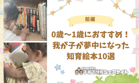 【前編】0歳〜1歳におすすめ！我が子が夢中になった知育絵本10選のアイキャッチ