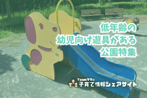 低年齢の幼児向け遊具がある公園特集
