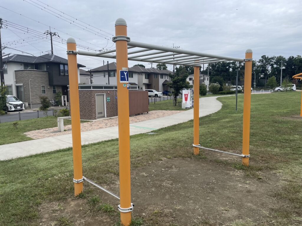 柏たなか北公園の健康遊具のうんてい