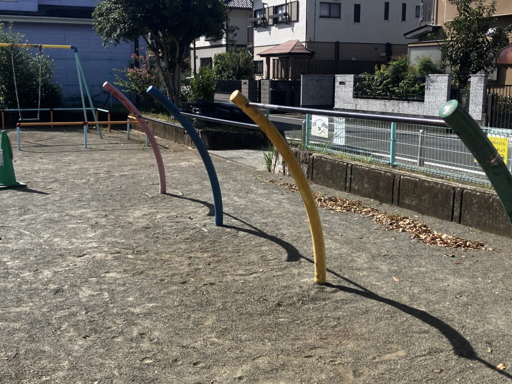 金田公園の鉄棒