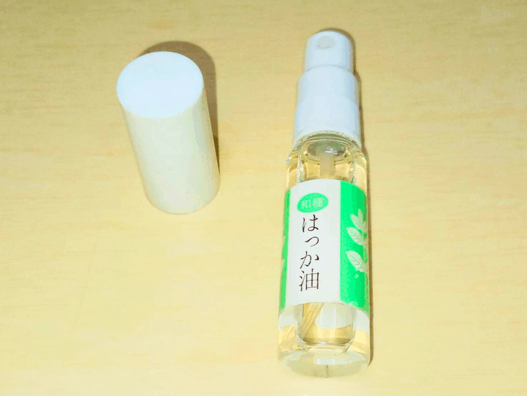 6歳子どもと公園で使う天然虫よけスプレーのはっか油スプレー