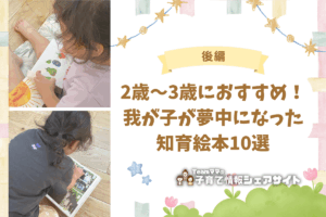 【後編】2歳〜3歳におすすめ！我が子が夢中になった知育絵本10選のアイキャッチ