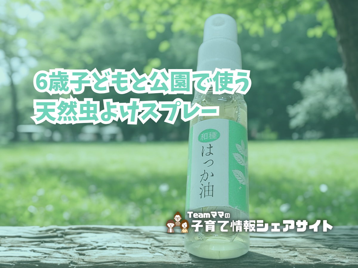 6歳子どもと公園で使う天然虫よけスプレーのアイキャッチ
