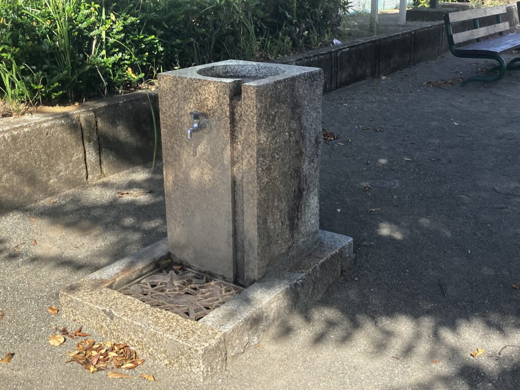 金田公園の水道