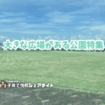 大きな広場がある公園特集のアイキャッチ