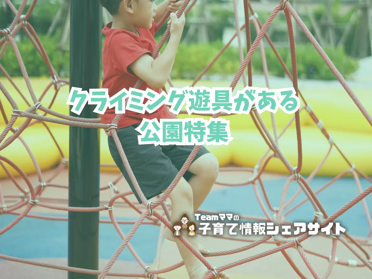 クライミング遊具がある公園特集のアイキャッチ