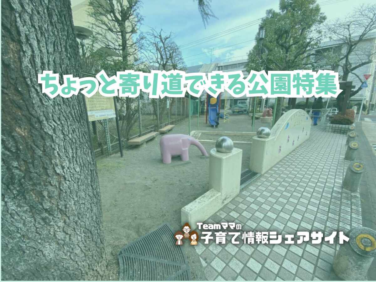 ちょっと寄り道できる公園特集のアイキャッチ