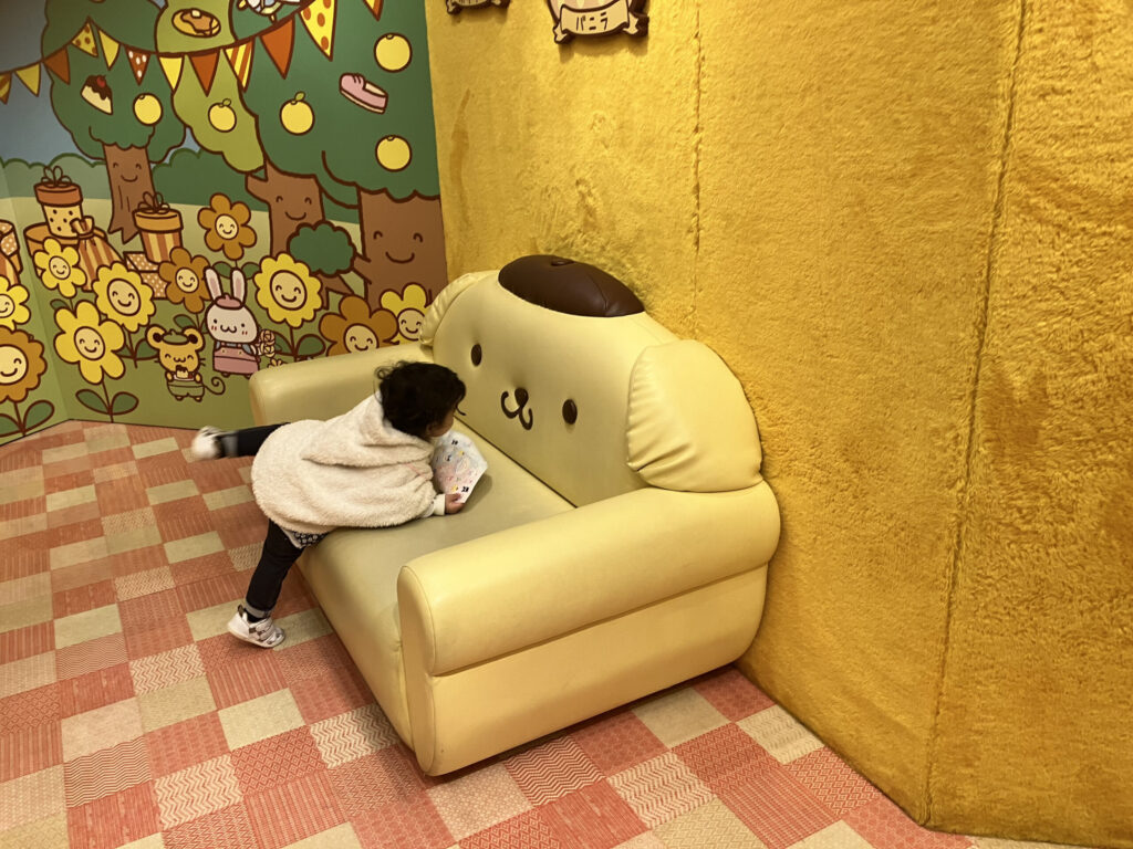 未就学児でも大丈夫？サンリオピューロランド攻略Part1のポムポムプリンの部屋