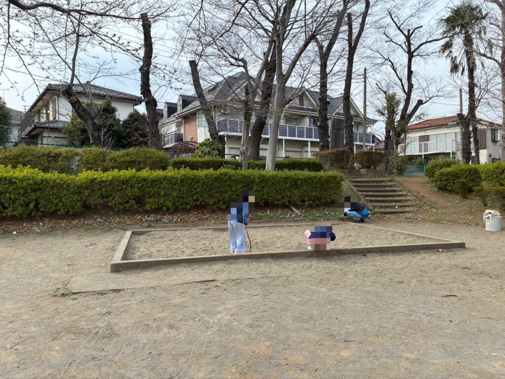 柏公園のお砂場