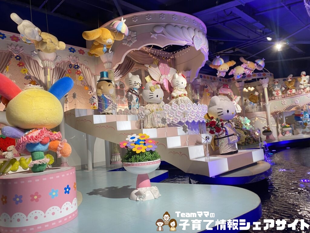 未就学児でも大丈夫？サンリオピューロランド攻略Part2のキャラクターボート