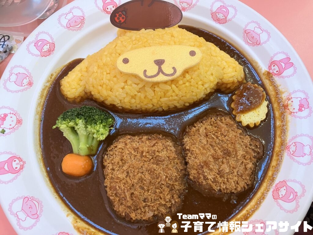 未就学児でも大丈夫？サンリオピューロランド攻略Part2のポムポムプリンカレー