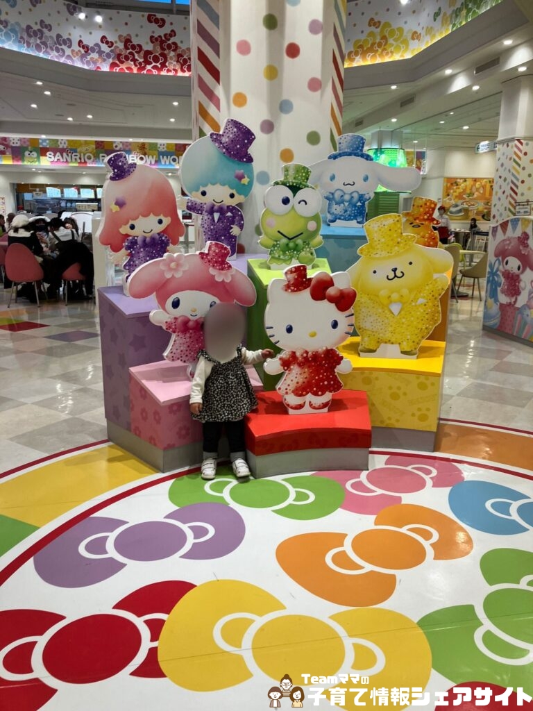 未就学児でも大丈夫？サンリオピューロランド攻略Part2のレインボーレストラン外観