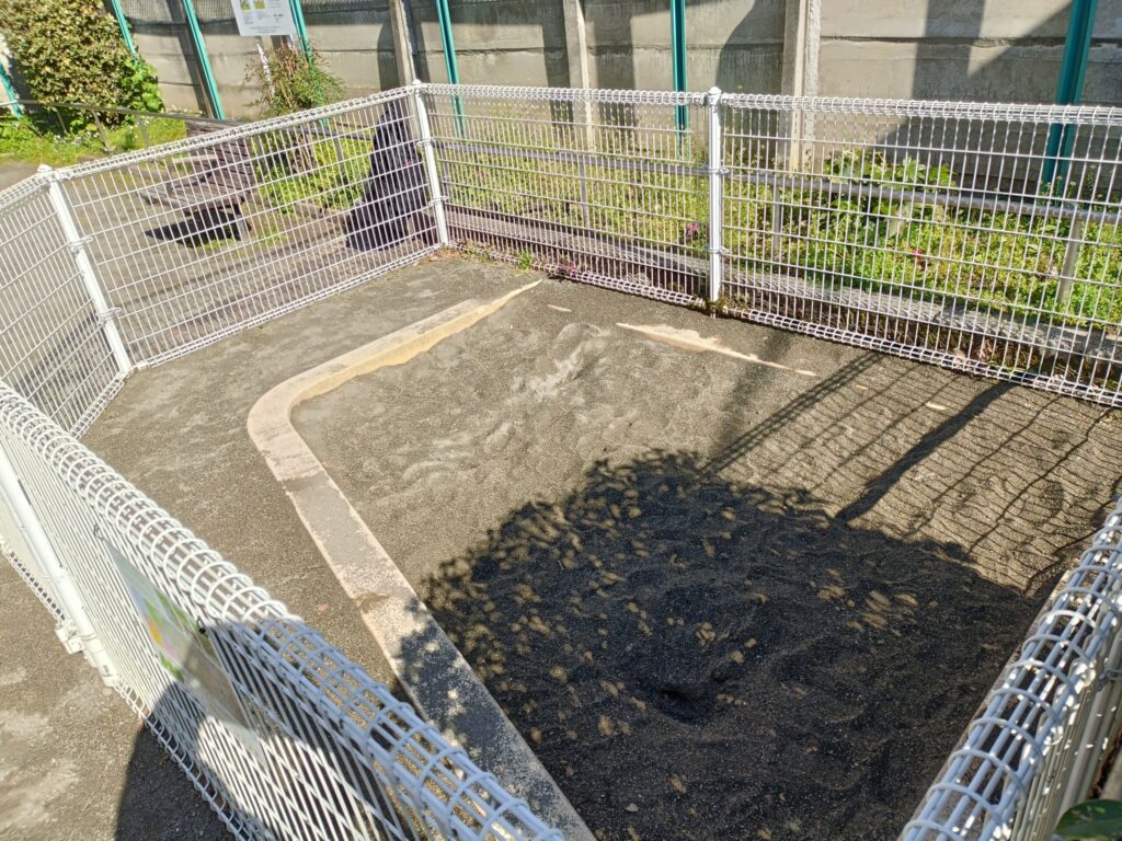巣鴨四丁目第2児童遊園の砂場