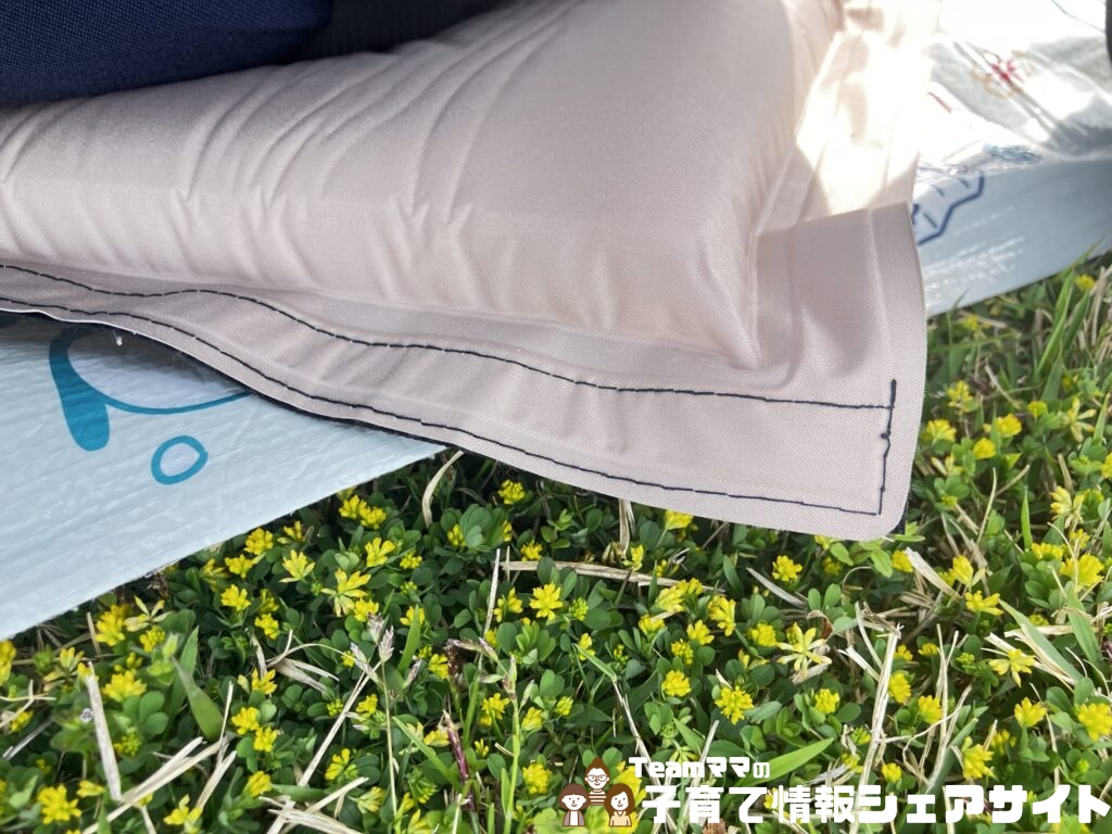 公園ピクニックを楽にする!未就学児ママが本気で推す便利グッズ2選のエアークッションの使い心地