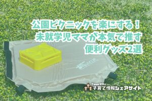公園ピクニックを楽にする!未就学児ママが本気で推す便利グッズ2選のアイキャッチ