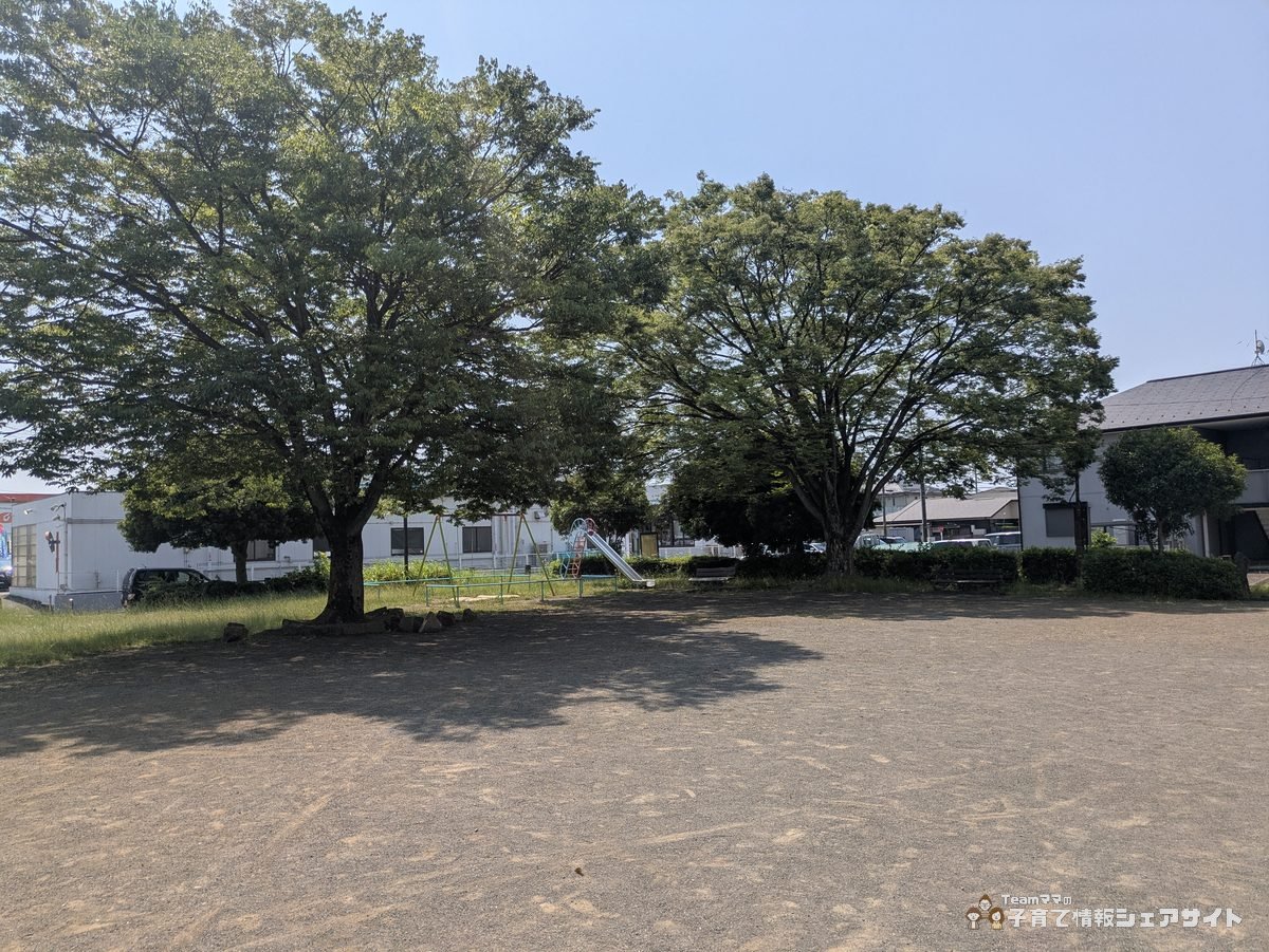 八反田公園の広場全景